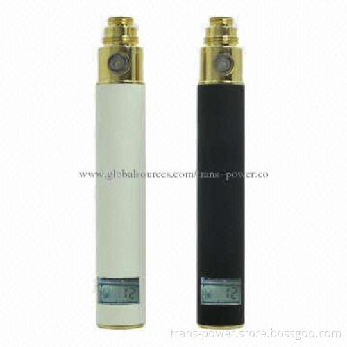 eGo LCD Batteries, Hot-sale in USA Market, 650/900/1,100mAh Battery Capacity, High Quality